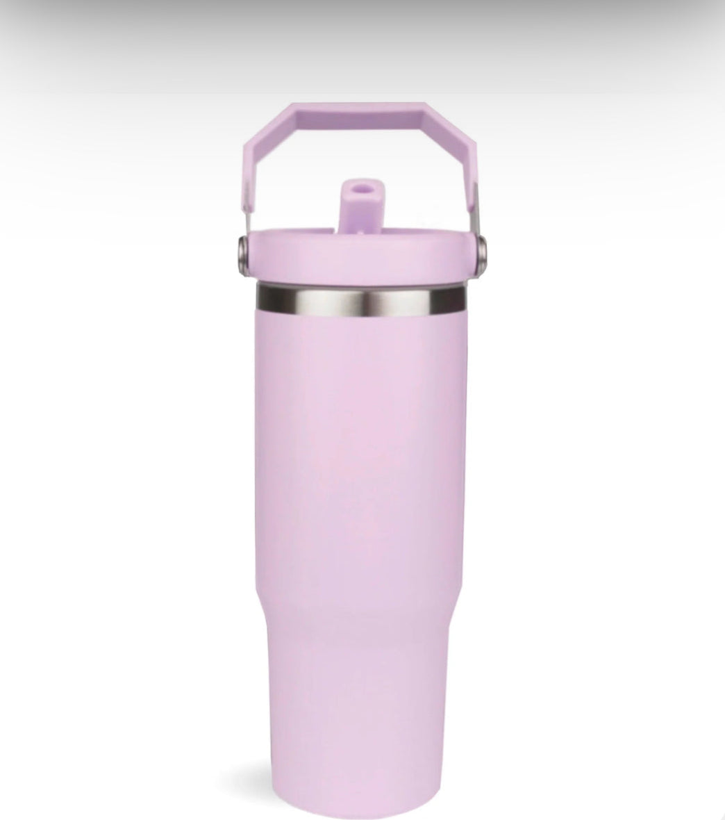 Minnie & Mickey love 22oz Flip Straw