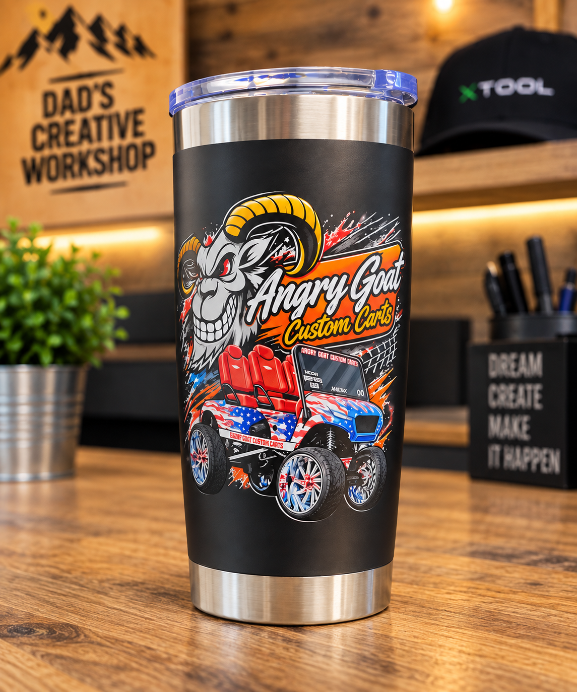 Personalized Full-Color Custom 20 Tumbler – Add Your Photo, Logo or Design