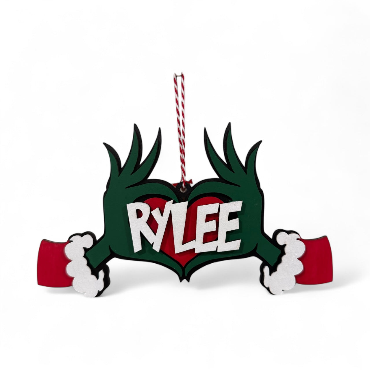 Personalized Grinch Ornament